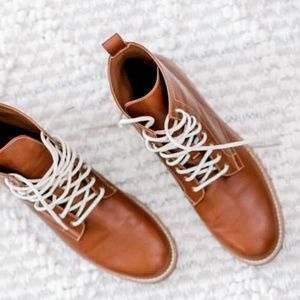 NEW Jenni Kayne Cognac Brown Hiking Boots